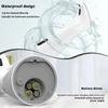 200ML  Automatic Soap Dispenser Battery White High Quality Abs Waterproof Hand Soap Sensor Bathroom Smart Wash Handpiece