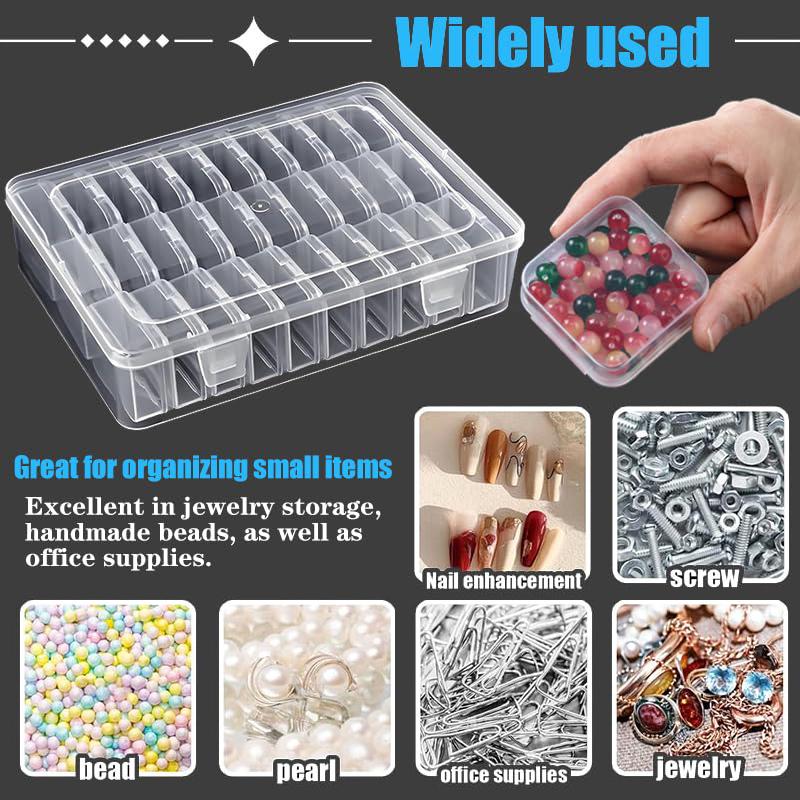 Diamond Art Opberging, Kralen Organizer Doos En Opberg Plastic Koffer Met Scharnierend Deksel