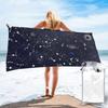 Sternbilder Sternhaufen Galaxien Druck Halloween Strandtuch Weiche Mikrofaser Schnelltrocknend Saugfähig Schnelle Handtücher Für Yoga