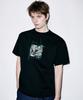Koldeubeullaengkis Fossa Print 30-Count Oversized Black Short Sleeve T-Shirt