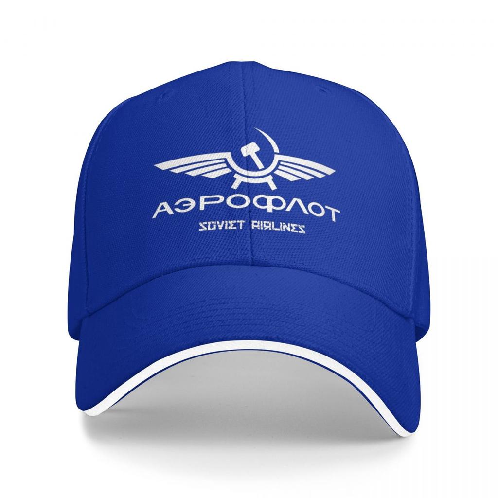 Unisex Baseball Hats Aeroflot Aviation Russe Pilote Aerospace Aviateur Streetwear Sports Baseball Caps Hiphop Cap Casquette Hats