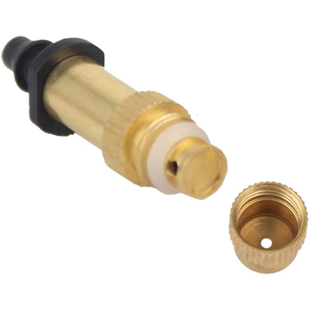 2 Pezzi 2 Fori Ugello Regolabile in Ottone, Nebulizzatore Rame Spruzzatore per Irrigazione, Nebulizzazione Nozzle Attrezzatura Raffreddamento per Giardinaggio, Agricoltura, Tetti, Terrazze