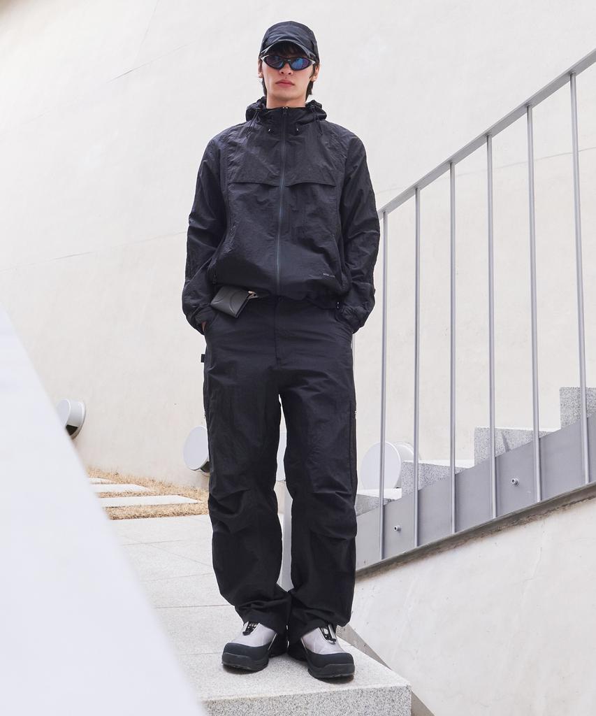 NODE LABS Dev:5 Ripstop Parachute Nylon Pants_Black