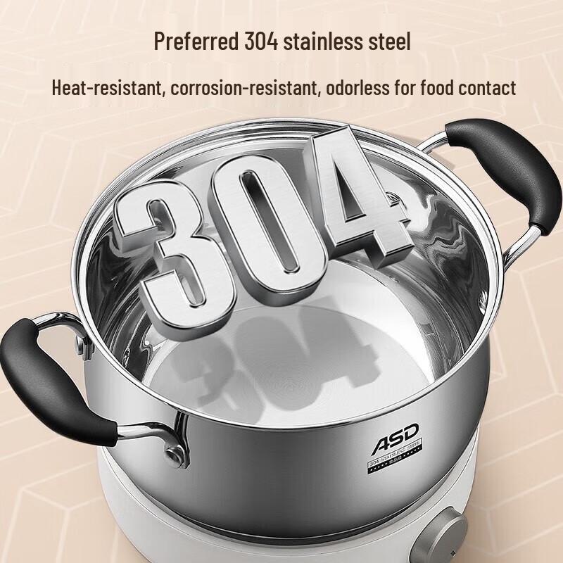 ASD TS20B1WG 304 Stainless Steel Multi-use Pot