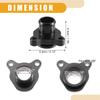 Billet Aluminium Kjølevæskeport Flenskobling m/ O-ring Klemme For BMW N54 N52 3.0L