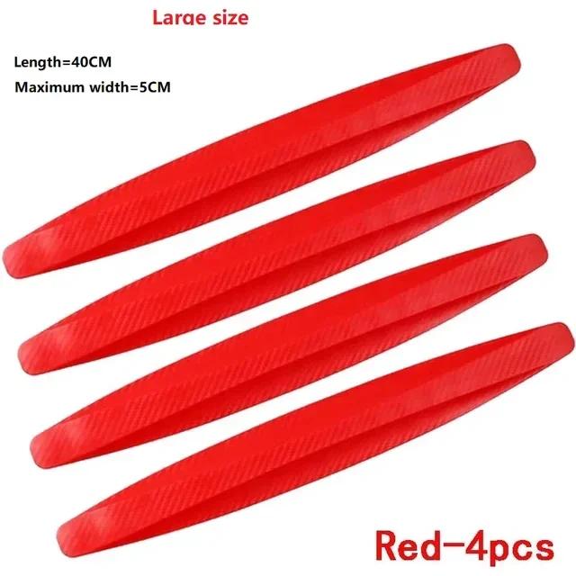 8Pcs Large/Small Size Car Bumper Protector Strip Guard Corner Protection Strips Scratch Protector Crash Blade Anti-Collision