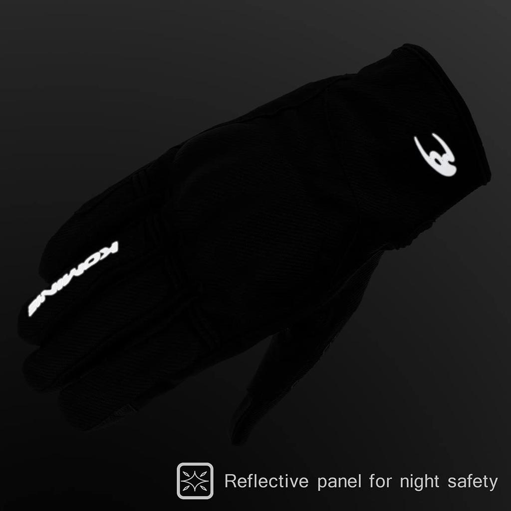 Komine Super Fit Protective Train Gloves for Motorcycles Black S GK-2583