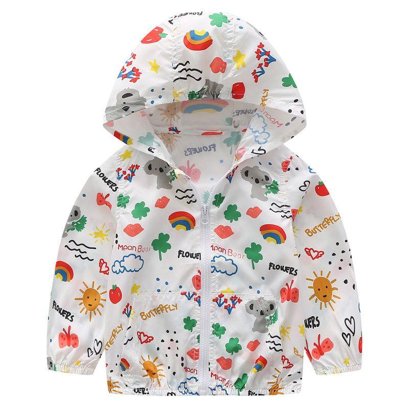 Zip-up Shirt Thin Jacket Children's Sun Protection Clothing