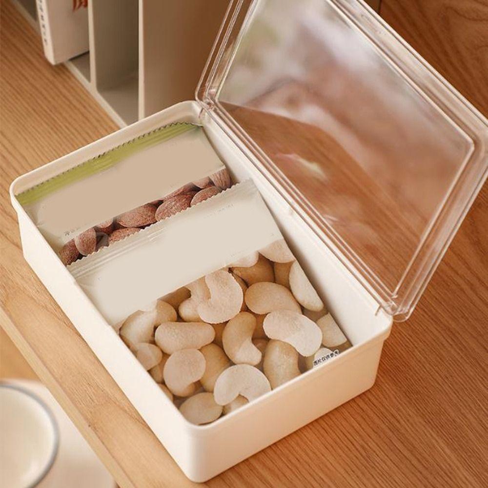 Dust-proof Double-Open Storage Box Flip Cover Small Item Tidy Container  Stationery