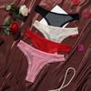 One-piece Mesh Briefs Women Transparent Romantic T Panties Mesh Sheer Lace Thong Ladies Girls Gift