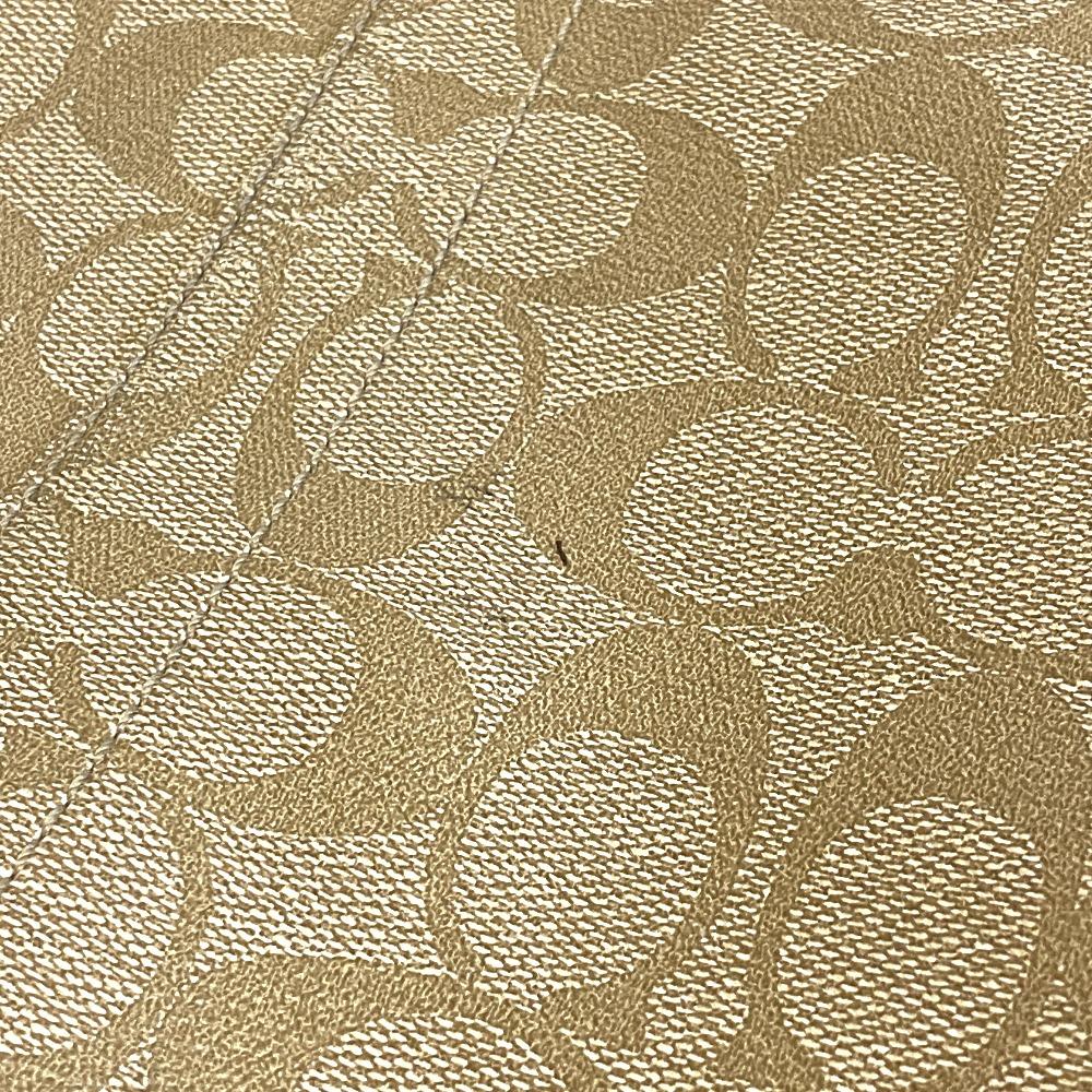 Coach F13193 Signature Canvas Shoulder Bag Beige Canvas Women Used