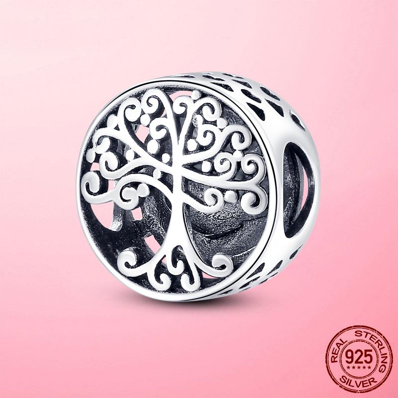 New 925 Silver Snake Coffee Cup Dog CZ Cactus Charms Beads Fit Original Women Bracelet Fine Silver Jewelry Gift