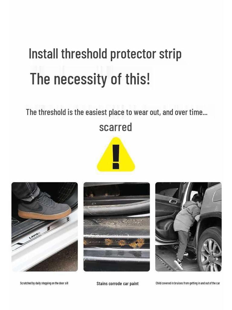 Interior Accessories for Geely Emgrand 4th Generation: Door Sill Stickers