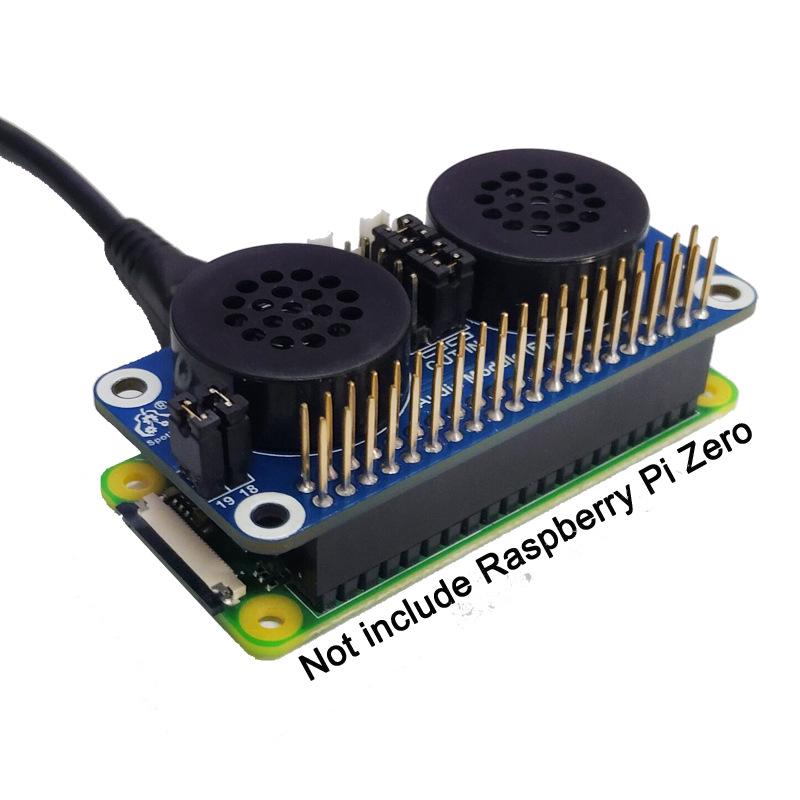 

Raspberry Pi GPIO Audio Amplifier & Speaker Expansion (Zero/3B/4B)