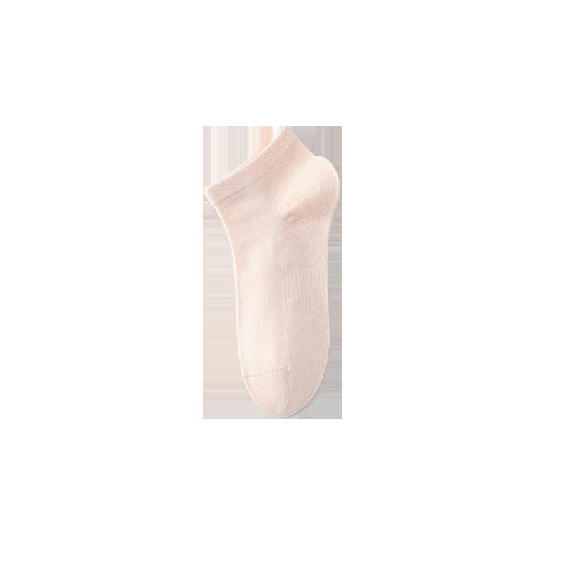 Ladies Spring and Summer New Cool Breathable Candy Color Boat Socks
