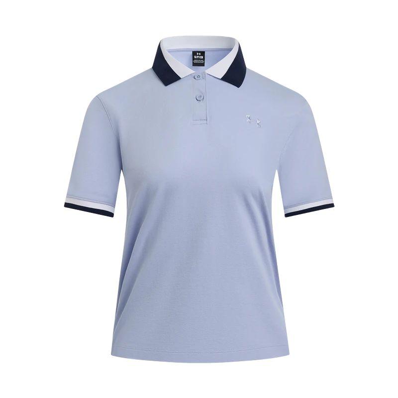 Under Armour Courtcore Breathable Sports Casual Short Sleeve Polo Shirt Women Tops 6007600-539