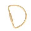Brass Screw Lock Carabiner Clip Hook Keychain Key Ring DIY Gift