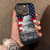 USA America Flag Translucent Mobile Phone Case for iPhone 17 16 15 14 13 12 11 X XR XS Air Pro Max Plus Colorful Cover