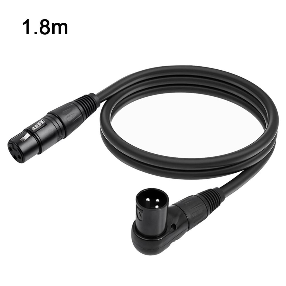 Adjustable Angles Speaker Power Amp XLR Cable 3 Pin Mic Cord