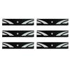 Badminton Racket Frame Protector Sticker Scratch Resistant Edge Guard Wear Resistant Bat Frame Sticker Easy To Use