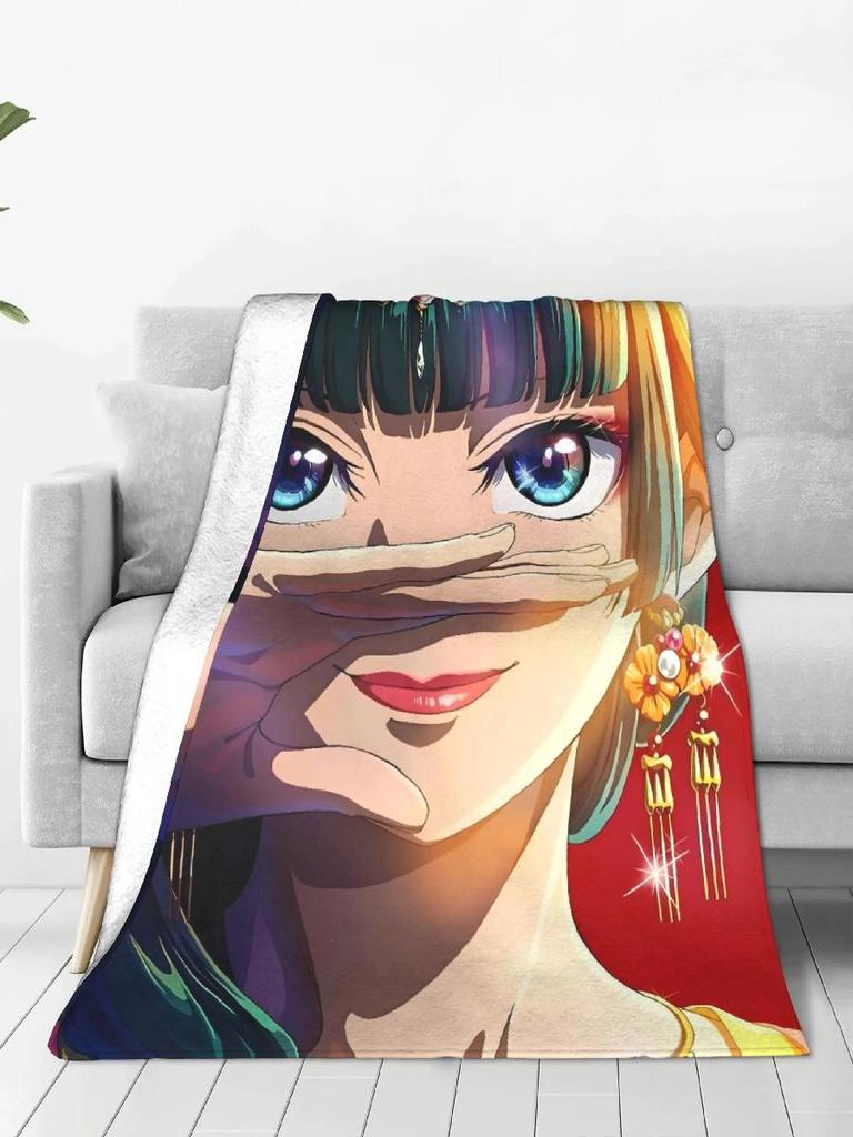 Super Warme Decke The Apothecary Diaries Maomao Aufdruck für den Winter Perfekt für Couch Sessel Sofa Bett Kinderfreundlich