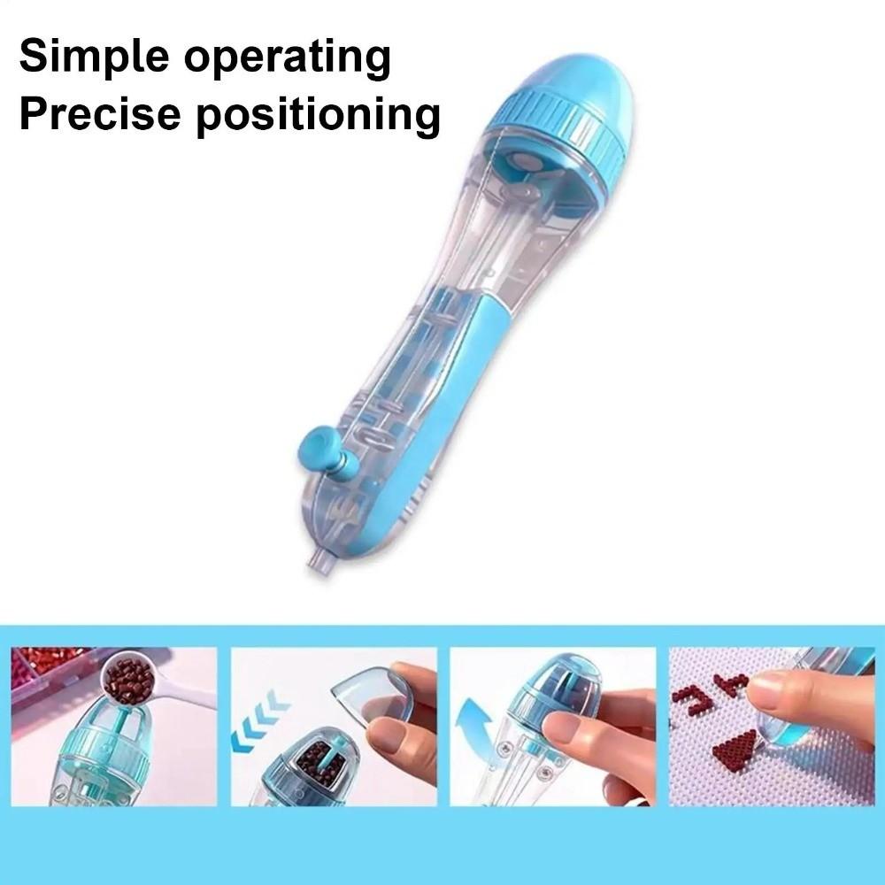 2.6mm Tip Bead Placement Pen Press Automatic Perler Hama Beads Pen DIY Beads Craft Projects Crafts Maker Bead Placement Tool