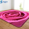 Rose Print Carpet Rose Petals Living Room Area Rug Sunflower Floral Girls Bedroom Carpet Valentine's Day Room Rug Mat Home Decor