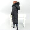 Black Winter Wear Long Coat for Barbie Doll Clothes Outfits Dress Parka For 1/6 BJD Doll Jacket 1:6 Dolls Accessories Kids Toy