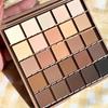 Paletky očných tieňov s 25 farbami s matnými hnedými a nude odtieňmi, vysoko pigmentované a dlhotrvajúce, každodenný make-up, dámska kozmetika