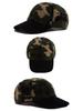 Camouflage Lammwolle Baseballkappe - Unisex Herbst/Winter Warme Entenschnabel Sonnenhut