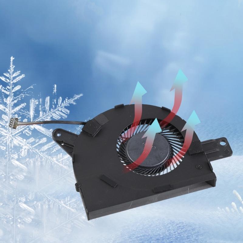 Replacement CPU Cooling Fan Notebook Cooling Metal Heat Dissipation Fan for 3520 Laptop Notebook Accessories