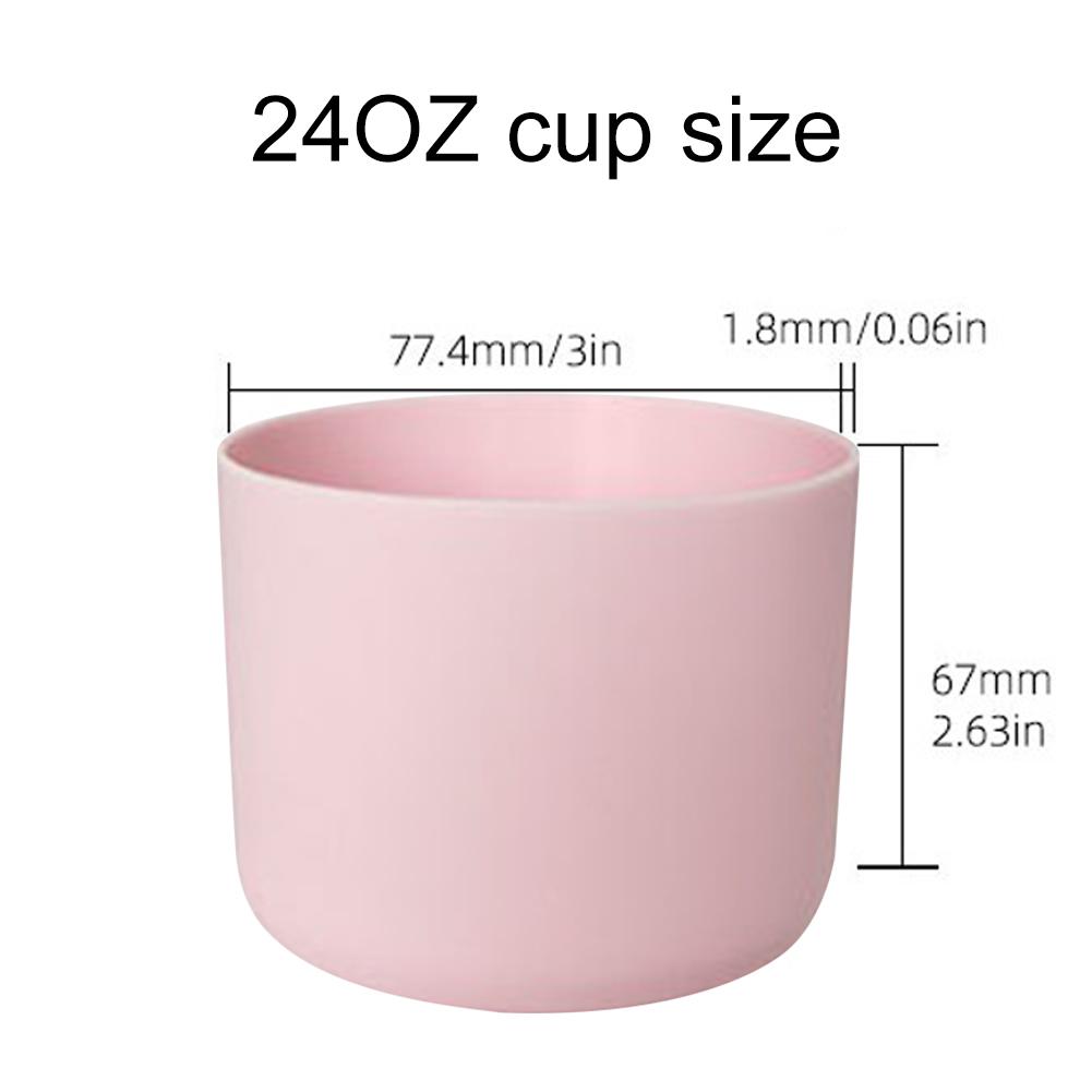 Silikon Wasserflaschenschutz für Owala 24oz 32oz 40oz Rutschfeste Schutzhülle Bodenstoßfänger Flaschendichtring Silikonstopfen