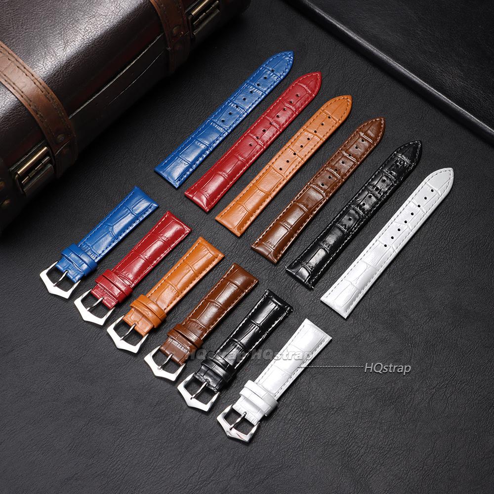 Universal Replacement Leather Watch Strap for Men Women Calfskin Watchband 14mm 16mm 18mm 20mm 22mm Watch Band Soft Bracelets