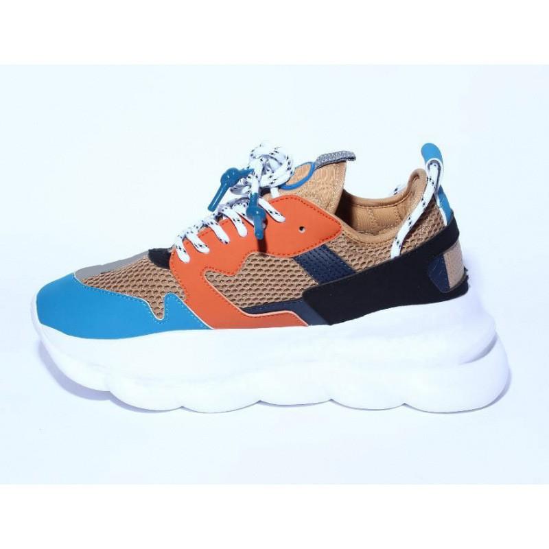 Z Chain Chunky Sneakers Men Women Lightweight Breathable Casual Running Shoes With Thick Sole Height Increase