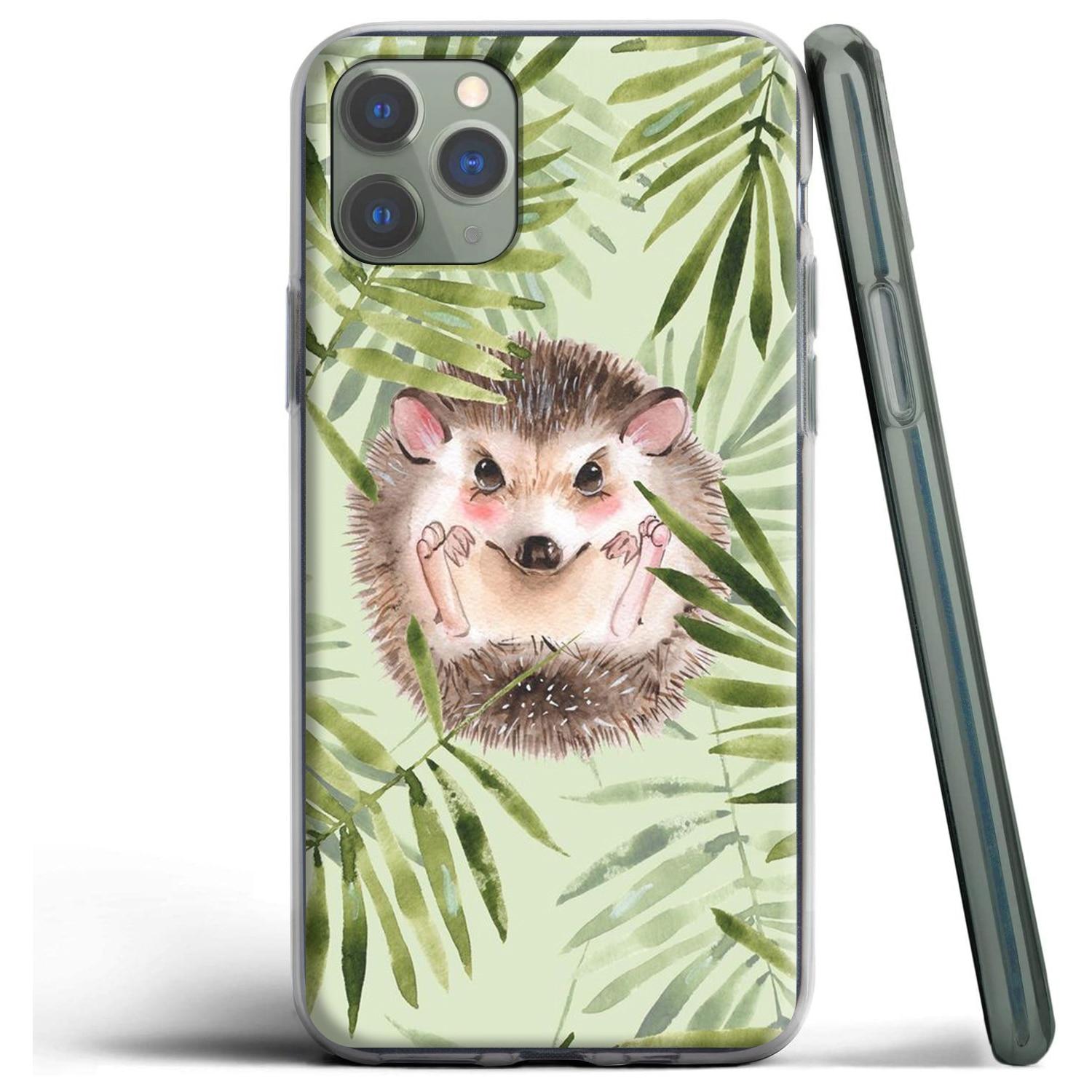 

Силиконовый чехол Kawaii Hedgehog Heart для Apple iPhone 12 Mini 11 Pro SE XS X XR Max 8 7 6S 6 Plus 5S Iphone Xs Max