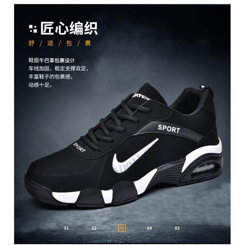 Mens Casual Sneakers PU Mesh Upper Anti-Slip Wear-Resistant Soft Sole Walking Travel Running All Season