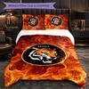 Hull City Football 3-teiliges Bettwäsche-Set Weiches Bettbezug-Set mit Kissenbezügen Bedrucktes Schlafzimmer-Deko-Set für Zuhause