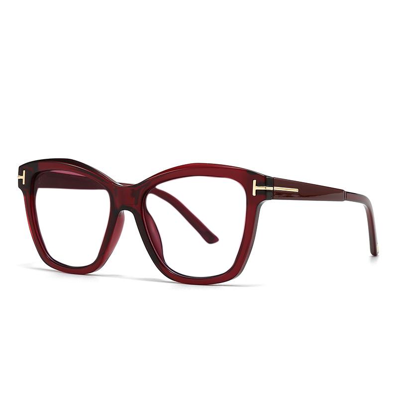 Vintage Oversized Cat Eye Anti Blue Light Reading Glasses Women Men Finished Presbyopia Eyeglasses Customized Prescription Glass