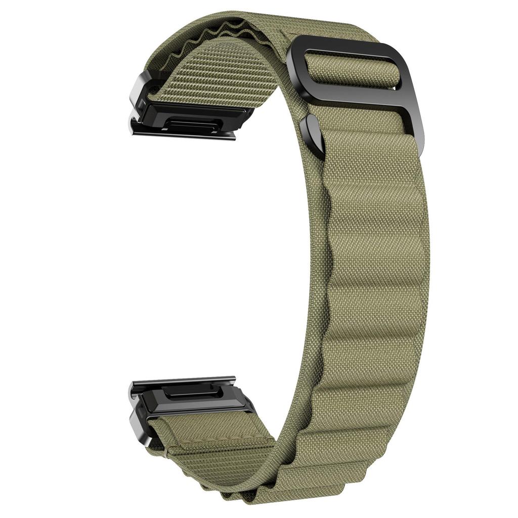 Quick Fit 22mm 26mm Outdoor Sports Woven Nylon Watch Band For Garmin Fenix 7 7X 6 6X 5X Plus/Epix Pro Gen 2/TACTIX/965 955 Strap