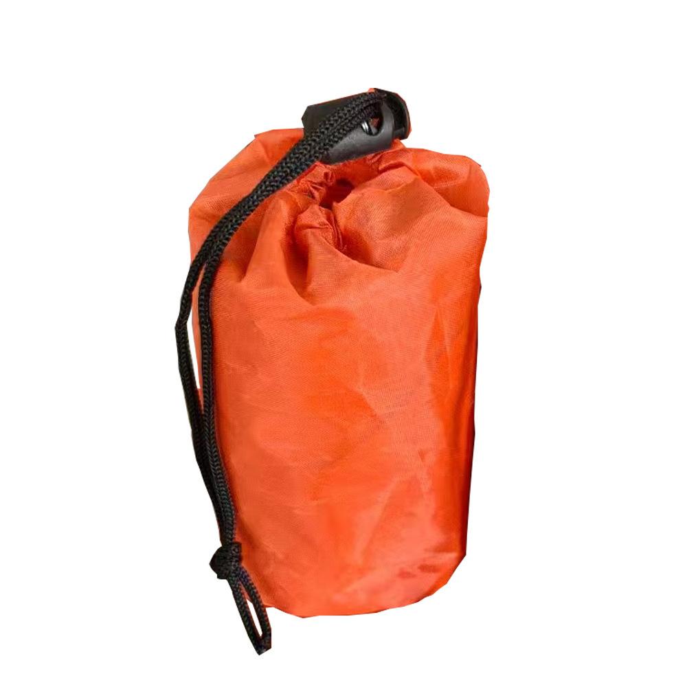Survival Blanket Emergency Camping Hiking Mountain Climbing Outdoor Hypothermia Thermal Insulation Equipment Outdoor First Aid Sleeping Bag *2PCS