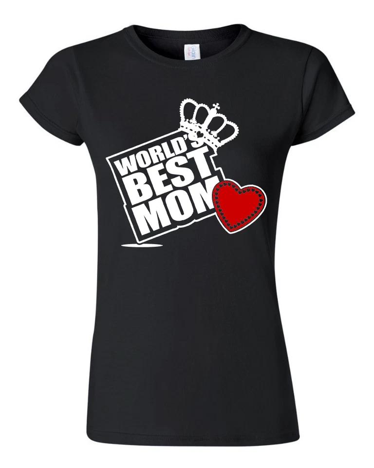 World s Best Mom Women s T-Shirt Mother s Day Gift Grandma Best Mommy Super L