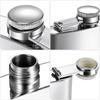 Portable Stainless Steel Hip Flask, Wine Bottle, Whisky Pot, Alcohol Container, Pocket, Leakproof Wine Bottle, Screw Cap