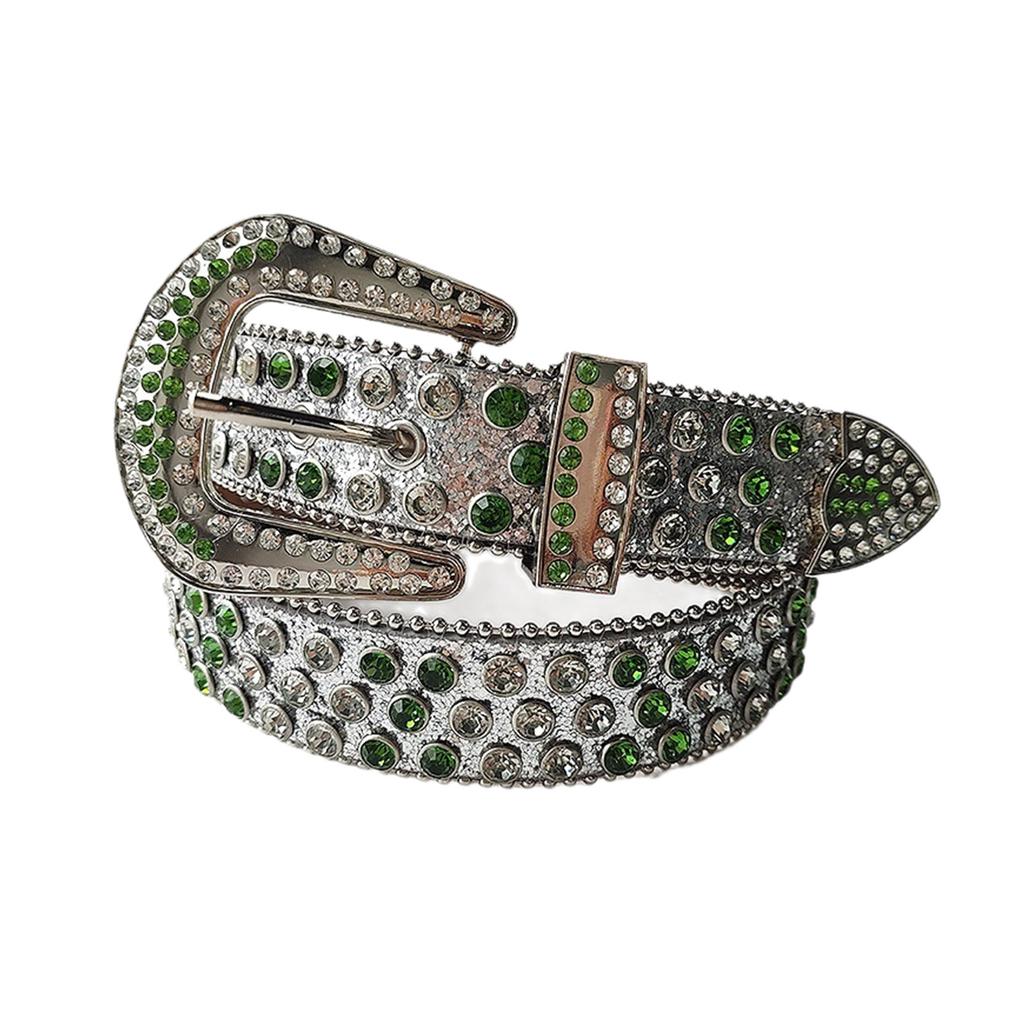 Cool Gothic Waist Chain Casual Belt Studded Waist Ceinture Glittered Belt Studded Blingbling Easy Belt