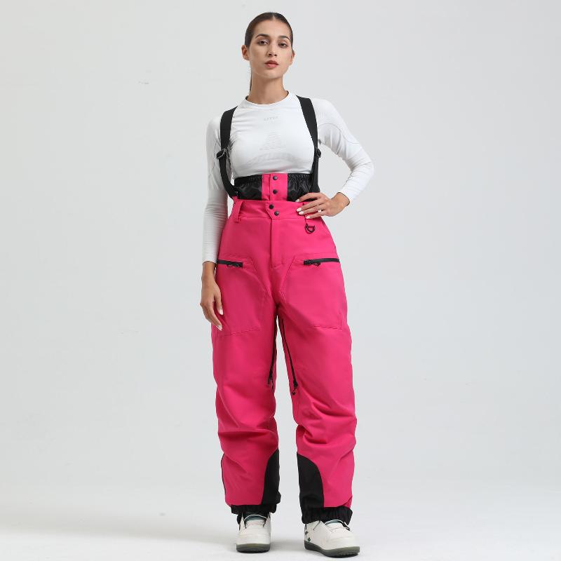 2025 New Unisex Ski Pants Women Windproof Waterproof Snow Pant Warm Breathable Thickened Winter Outdoor Snowboarding Trousers