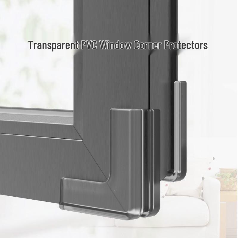 

Child-Safe Transparent Corner Protector for Coffee Tables - Soft PVC Edge Guard Single Pack