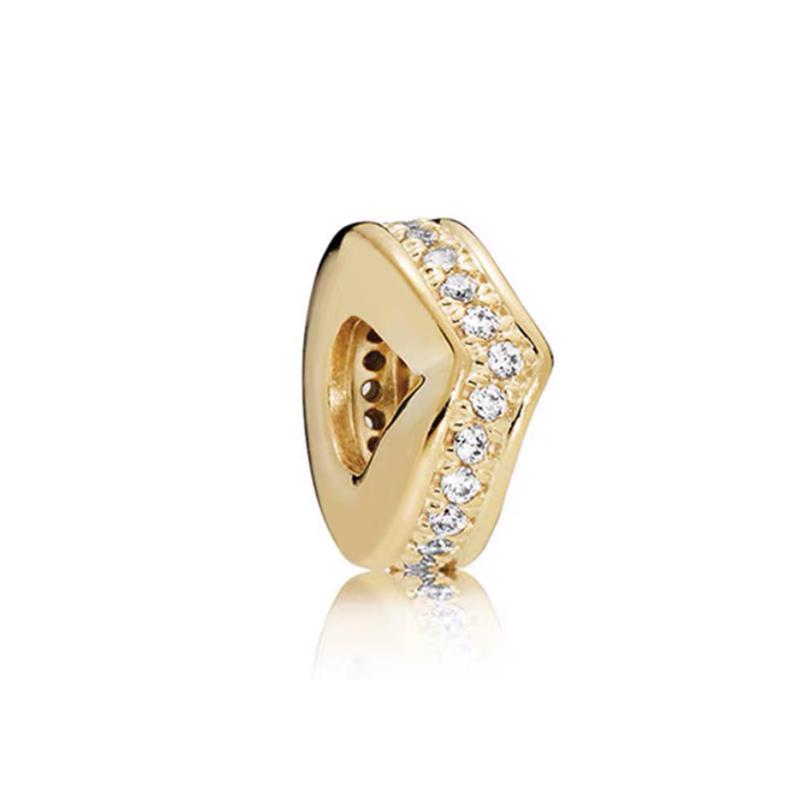 Vergoldetes Funkelndes Familienstammbaum Charm-Perle Passend für Original-Armband Feiner Schmuck Kirschblüte Liebesbrief Umschlag Anhänger