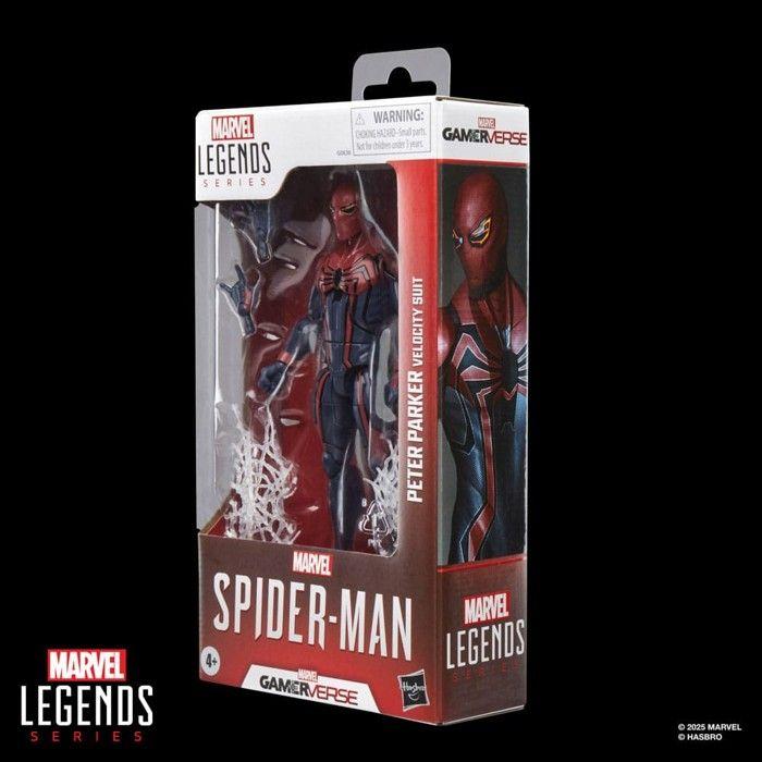 Hasbro - Spider-Man Marvel Legends Gamerverse - Figurine Peter Parker Velocity Suit 15 cm