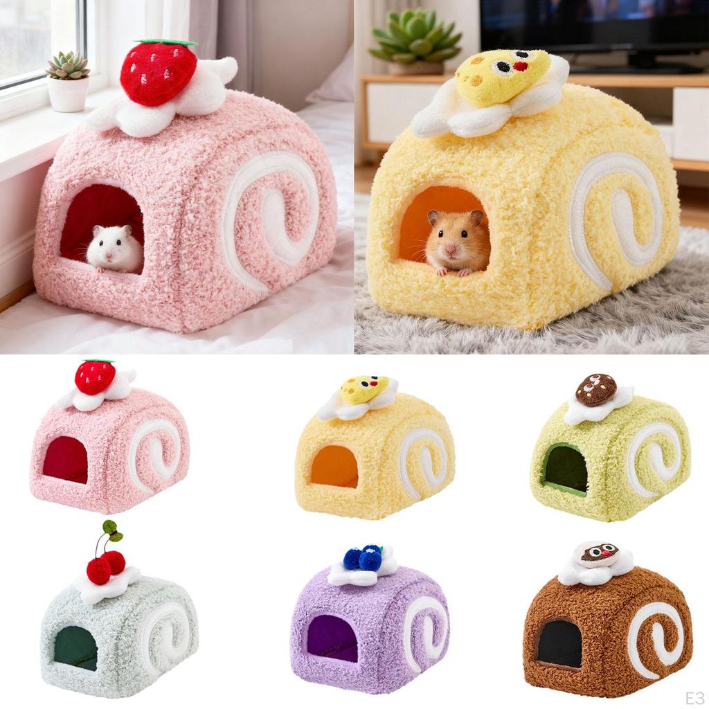 Hamsterbett Lebensraum Bequem Niedlich Süß Schlafnester Kleintiere Bettwäsche Haus für