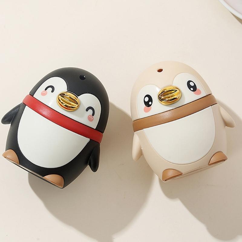 Toothpick Holder with Penguins Designs PP Construction Easy To Cleaning Toothpick Dispenser for Various Setting