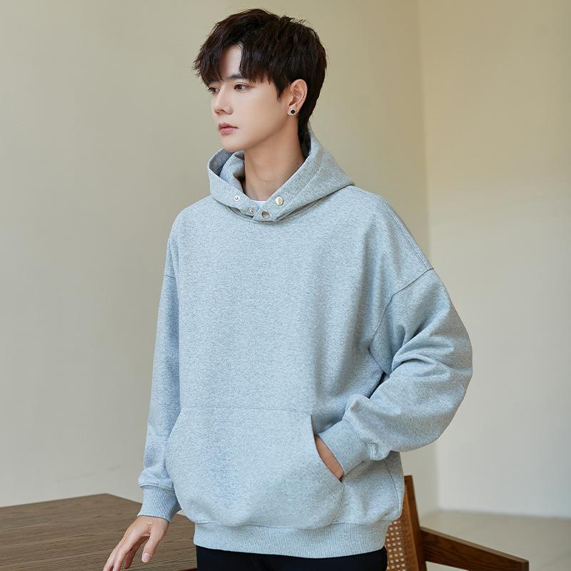 Pullover Men's Hooded Spring and Autumn Teen Casual Loose Student Sports Top